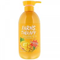 DOORI COSMETICS FARMS THERAPY Sparkling Body Wash for Liveliness and Nutrition Mango Гель для душа Манго, 700ml.