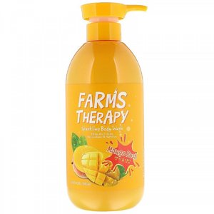 DOORI COSMETICS FARMS THERAPY Sparkling Body Wash for Liveliness and Nutrition Mango Гель для душа Манго, 700ml.